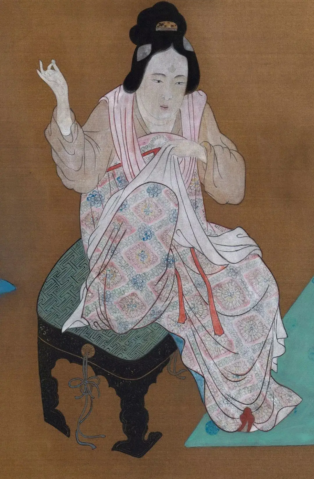《虢国夫人游春图卷》是唐代著名画家张萱的一幅传世珍品